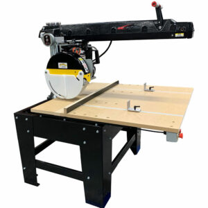 16" Super Duty Radial Arm Saw for industrial wood cutting.