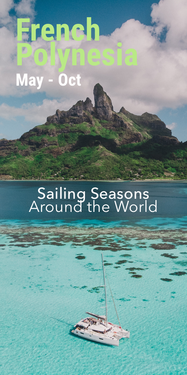 Pinterest image for The Sailing Seasons Around the World (with Map)