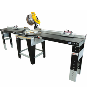 Wood Cutting Station with Saw Measuring Systems by Original Saw Company.